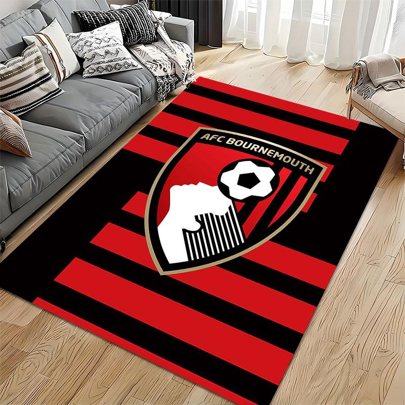 AFC Bournemouth Logo Carpet suitable as a non-slip mat for the living room or bedroom sofa