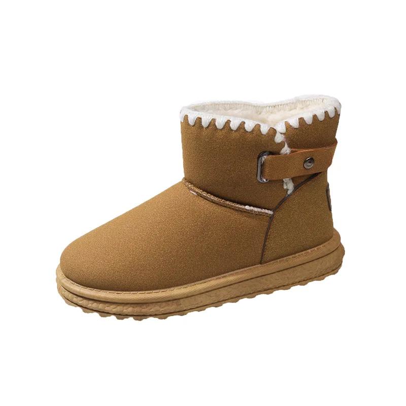 

Модная рабочая обувь до щиколотки для женщин, с круглым носком, на платформе, на массивном каблуке, черные женские зимние ботинки, модные новинки зимы 2024, элегантные ботильоны в стиле гяру 40