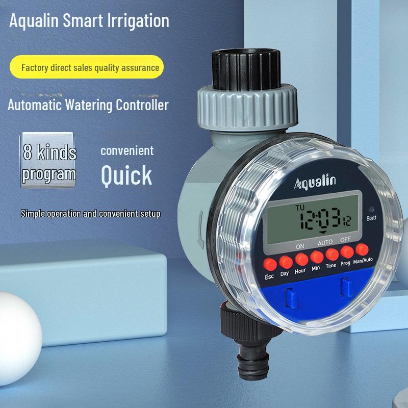

Automatic Garden Irrigation Timer with Intelligent Ball Valve Control