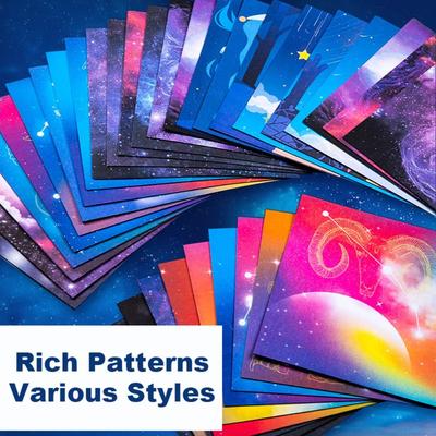 Čtvercové Hvězdné Nebe Souhvězdí Dárek Pro Děti Scrapbooking Skládání Řemeslo Hvězda Papír Origami Papír Skládací Papír Papírové Umění Materiál