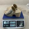 2026 Women's Gold Chunky Heel Summer Slippers: French-Style High Platform Sandals