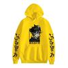 Felpa con cappuccio e stampa anime Black Clover Maglione in pile Felpa con cappuccio anime