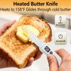 Heated Butter Spreader USB Rechargeable-Electric Knife For Spreading Cold Butter Cheese/More