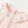 Girls' Autumn Ruffled Long Sleeve T-Shirt