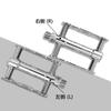 Thinvik Retro Silver Bicycle Flat Lightweight Aluminum Alloy Platform Pedals for and Road Bikes with 2DU Reflectors Pedals, 9/16" MTB, BMX,