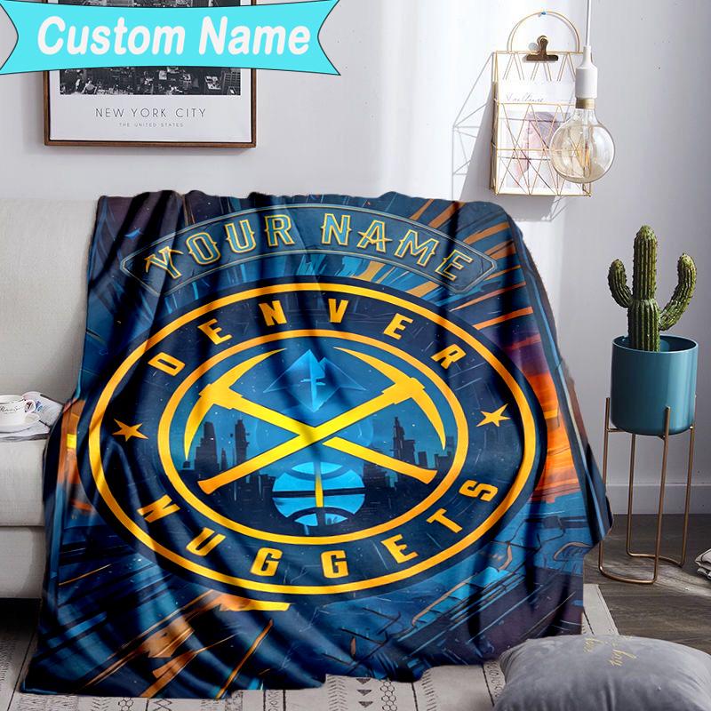 Custom Name Blanket Detroit Team Spirit Blanket Bedding Blanket for Travel, Camping, Living Rooms, Offices, Sofas, Fan Christmas Gift