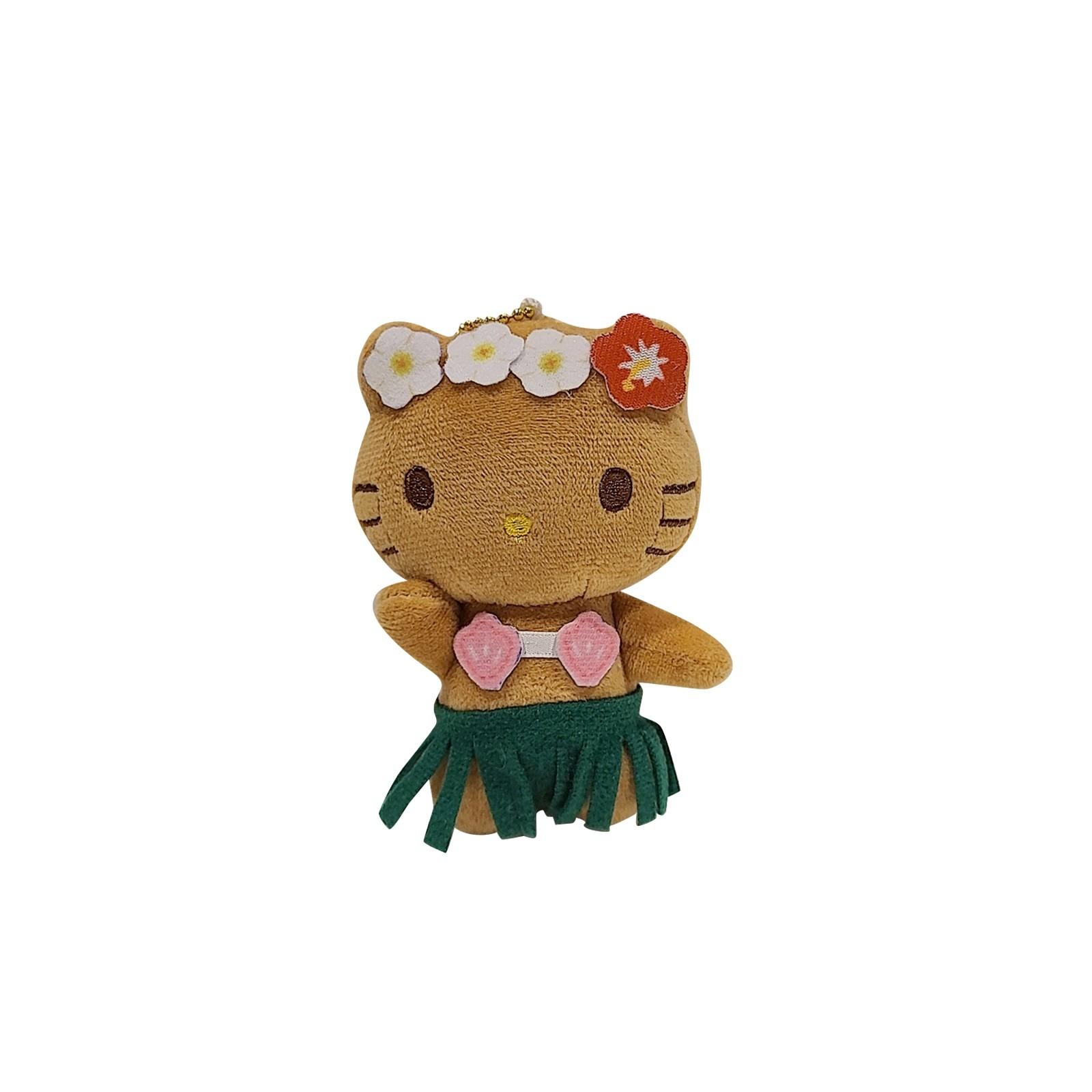 

12cm 4.7inch Black Leather Plush Doll With Small Pendant Hawaiian Style Keychain Doll One Size