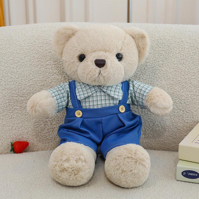 New Couple Teddy Bear Plush Toy Confession Doll Wedding Bed Press Doll Video Game City Redemption Baby