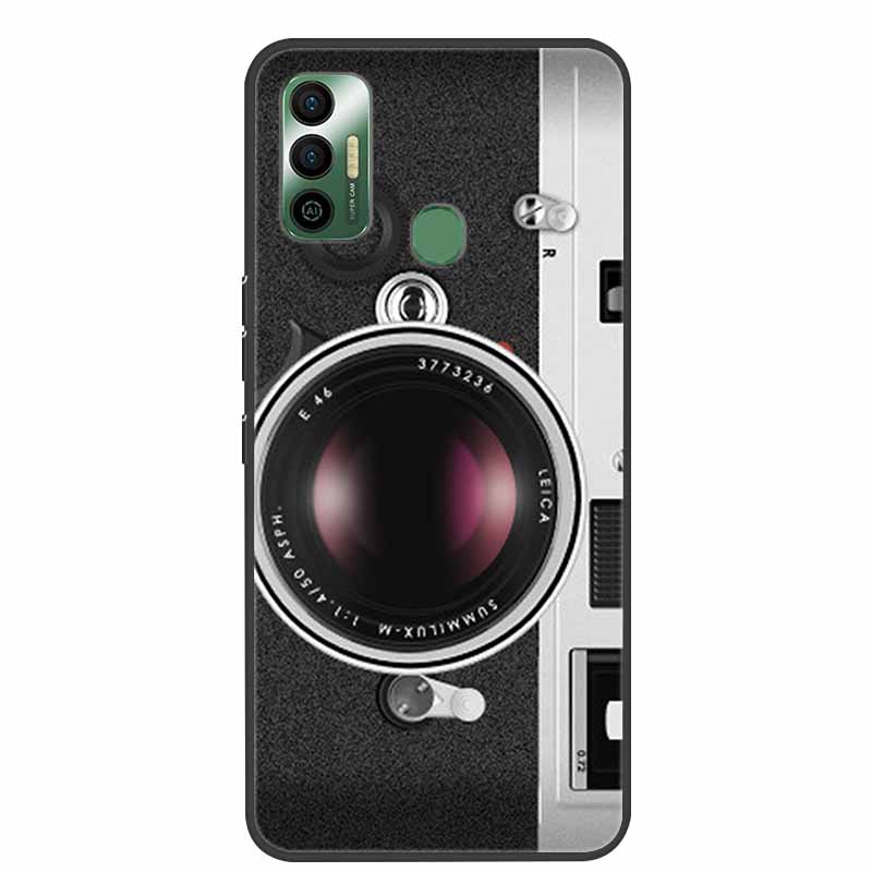 Per Tecno Spark 7 Custodia Lusso Silicone Morbido TPU Cover Custodie per Telefono Per Tecno Spark 7 Pro Spark 7P Spark7 Protettiva KF6 Coque