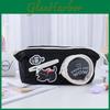 Cute Cartoon Canvas Pen Bag With Large Capacity For Students And Office Use