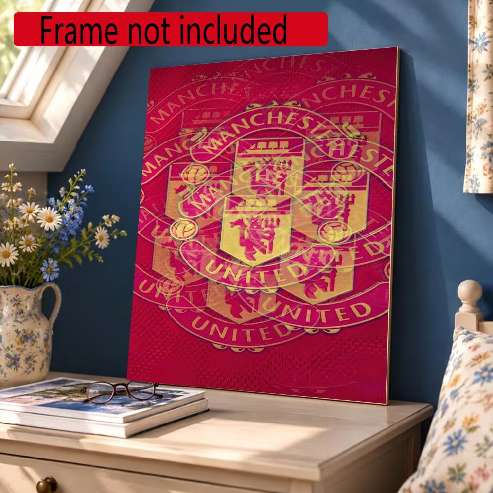Manchester 5D Diy Diamond Paintings Mosaic Wall Round Diamond Art Painting Kits Embroidery Crystal Accessories Frameless