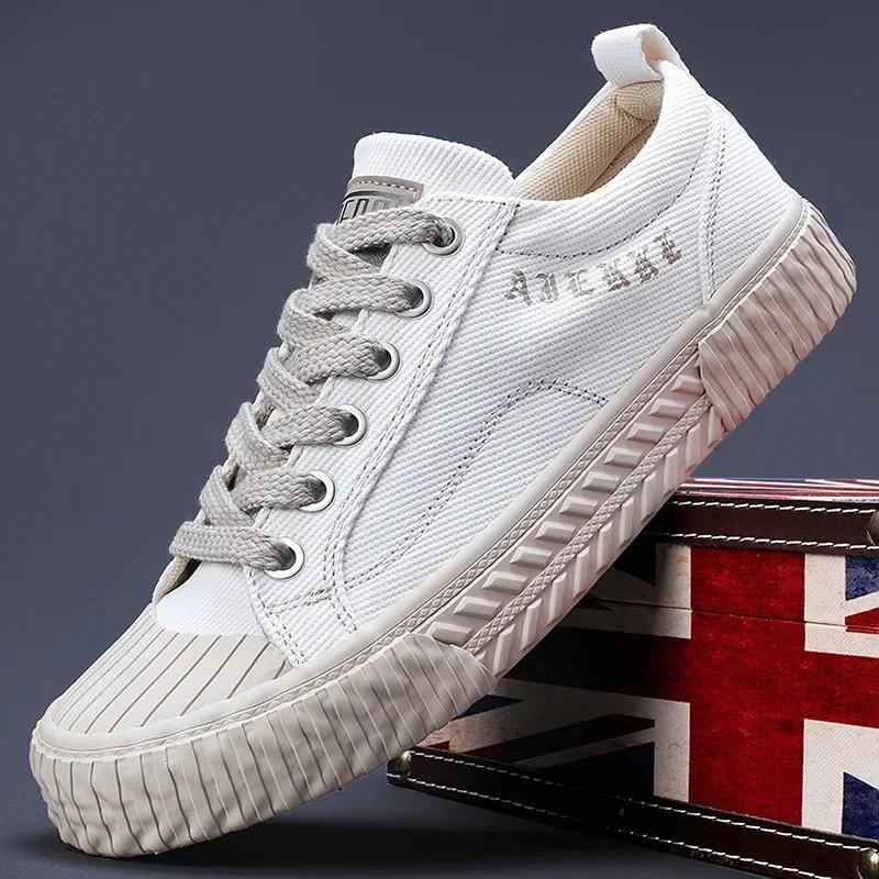 Fashion High-quality Casual Shoes for Men Wear-resistant Men's Vulcanized Shoes Comfortable Breathable Non-slip Male Flats Basket Homme