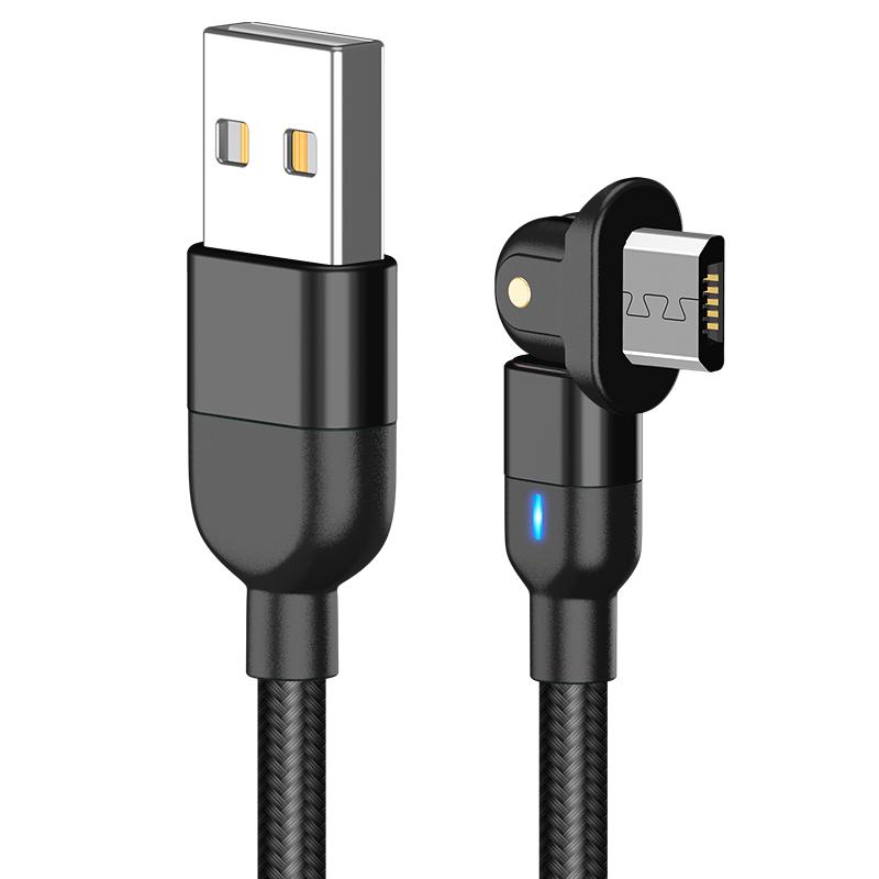 2024 Patent Private Model 0.5M 1M 2M 180 Degree Rotation Fast Charging Micro C Computer Compatible Pure Copper Conductor Data
