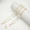 Metal Anti-lost Eyewear Jewelry Pearl Chain Face Mask Necklace Reading Glasses Chain Glasses Clips