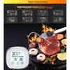 Digital Food Thermometer, BBQ Grill Mt Thermometer with Timer, 9 Preset Modes, 5 Doneness Levels, Temperature Alarm, Backlight, Magnetic Base