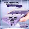 IPhone 11 Case, Apple IPhone 11, Electroplated Magnetic Anti-Drop Upgraded Lens Full Protection Transparent Ultra-Thin Case, Elegant Silver
