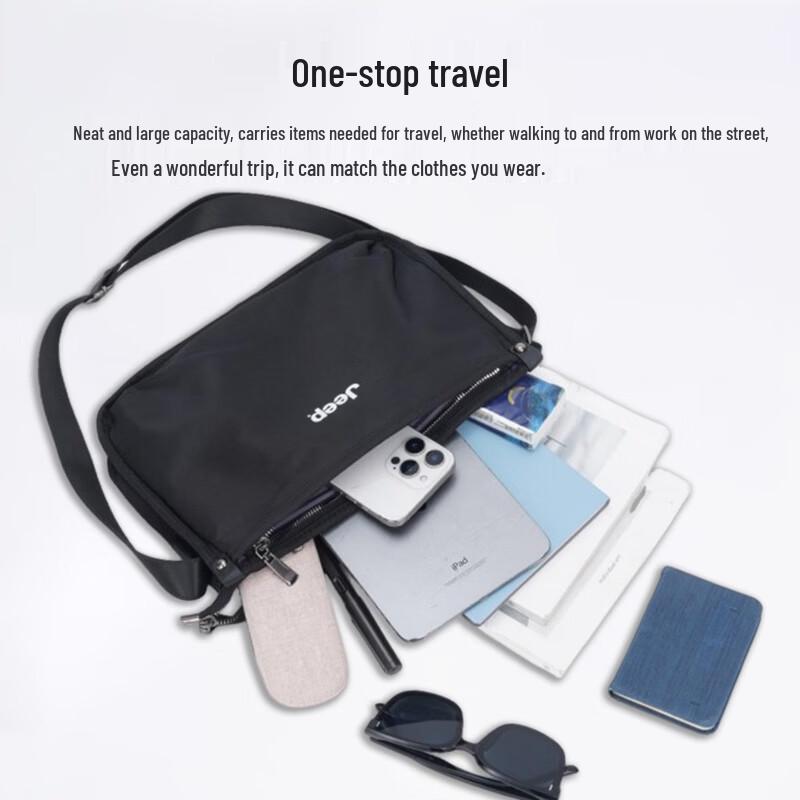 JEEP Men's Business Messenger Crossbody Bag