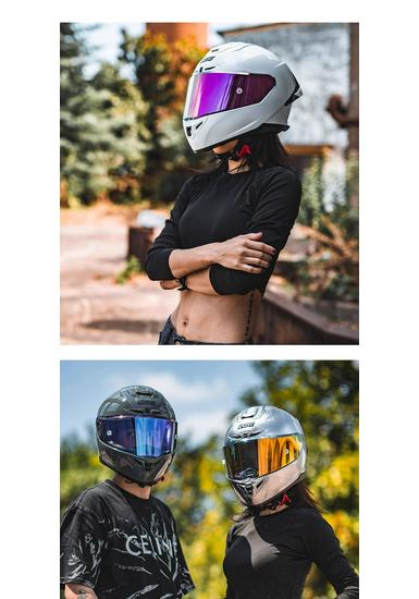 GSB Unisex Full-Face Motorcycle Helmet with Tail Wing - Large 361GT Cool Design