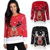Stylish Unisex Christmas O-neck Knitted Sweater Comfortable Retro Jumper Knitwear For Holiday Joy