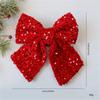 Christmas Tree Bowknot Decoration Christmas Bowknot Decoration Polyester Bowknot Charm for Festival Environment