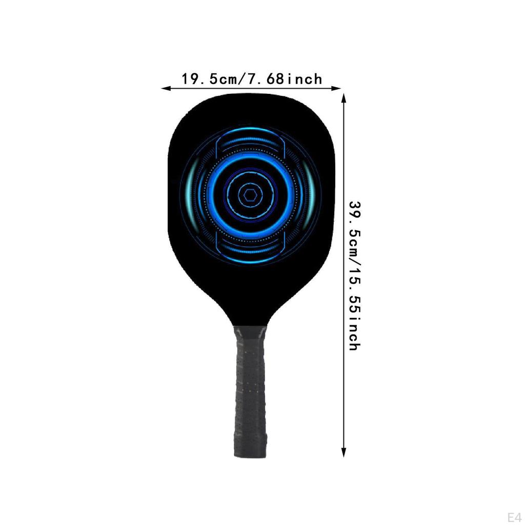 Pickleball Paddles Portable Racquets for Indoor Outdoor Beginners Style A