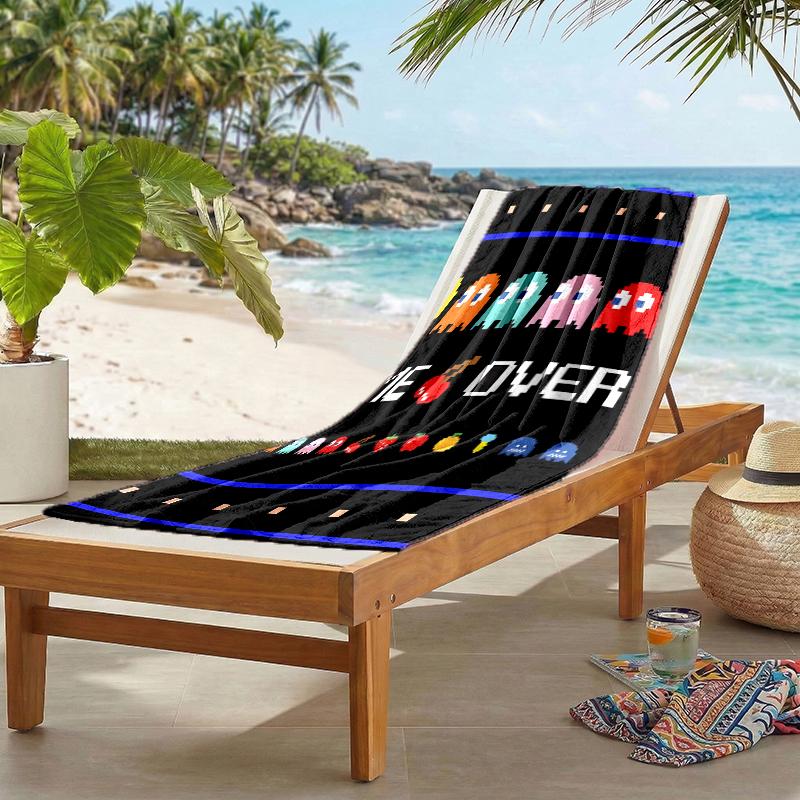 Pixel Game Fashion Beach Towel: Ideal for Summer Adventures Soft, absorbent and quick drying suitable for swimming and bathing
