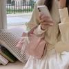 Women's Spring New Pink Handbag Bag One-shoulder Crossbody Bag Korean Versatile Bowling Bag Fashionable Small Bag