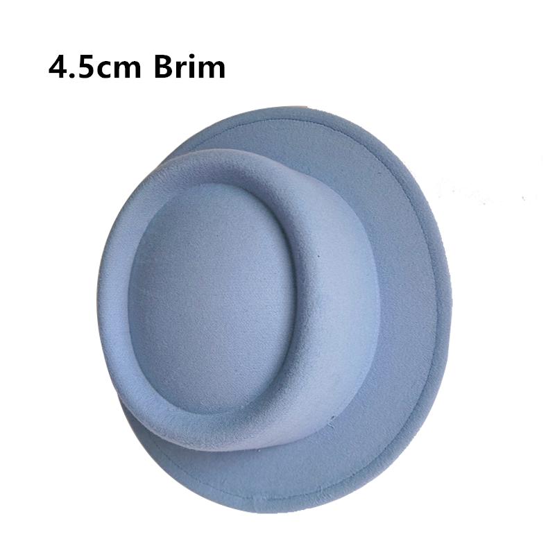Klobouk Fedora 4,5 cm Tmavě purpurový Široký okraj Pánská móda Podzim/Zima Klobouk Pork Pie Svatba Dámský klobouk Gorras Para Hombres