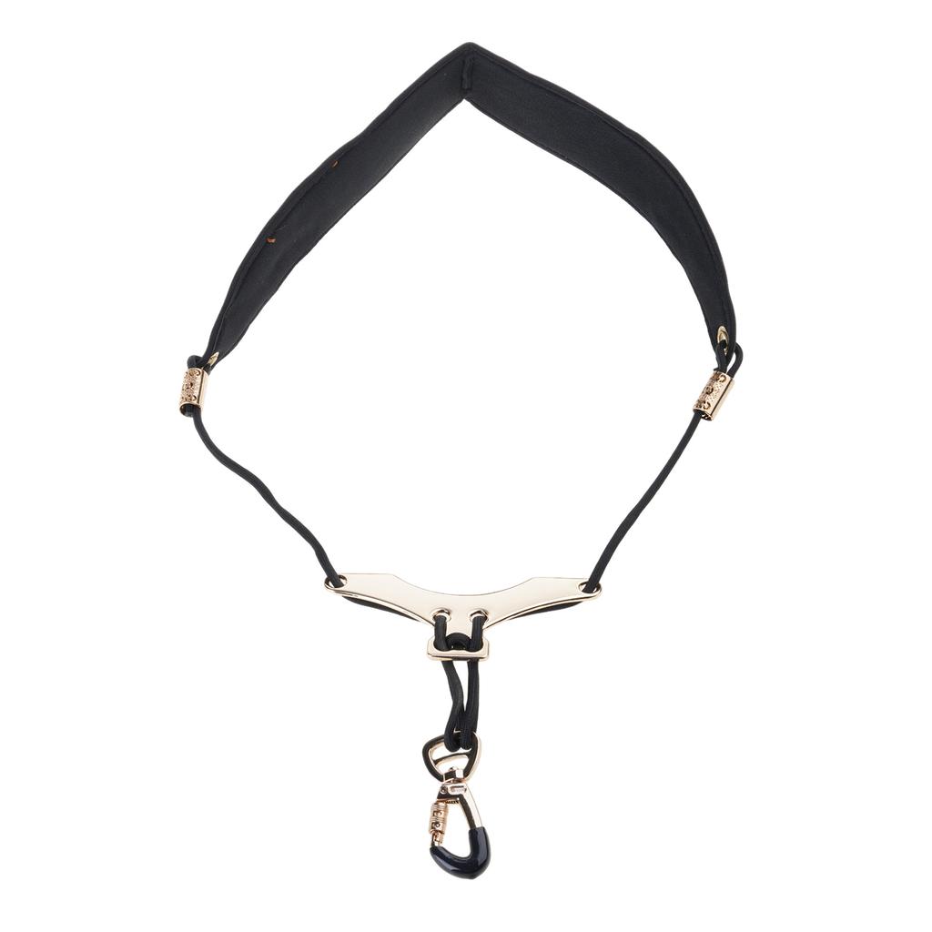 Saxophone Strap Adjustable Neck Strap Saxophone Harness Leathers Padded Soft Neck Sling Comfortable and Breathable