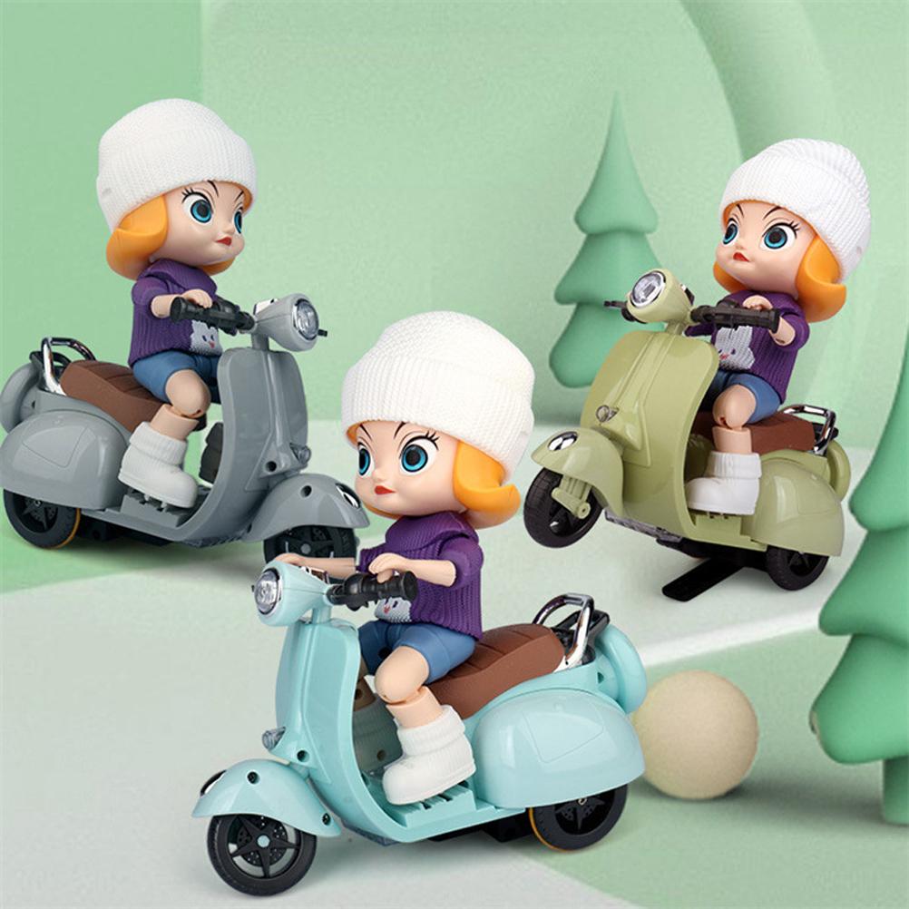 Tricycle Toy with LED Light Sound 360 Degree Rotating Electric Stunt Tricycle Toy for Children Music Light Toys