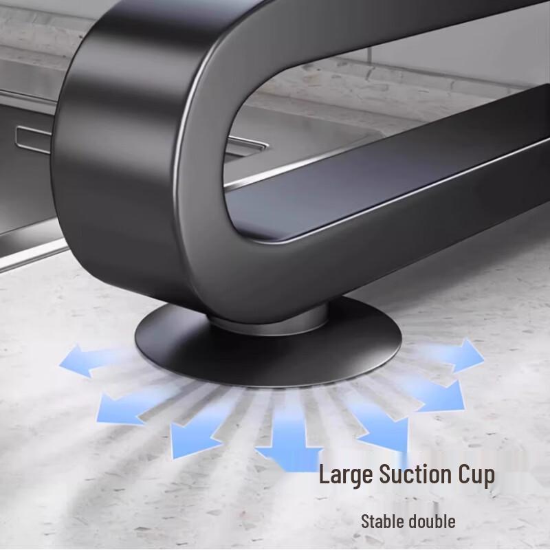 Yunshuang Black Double-Layer Countertop Sink Storage Rack