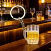 Creative 5Pcs Per Pack Mini Glass Shape Charm Pendant DIY Keychain Necklace Resin Wine Cup Bag Decoration Accessories Wholesale