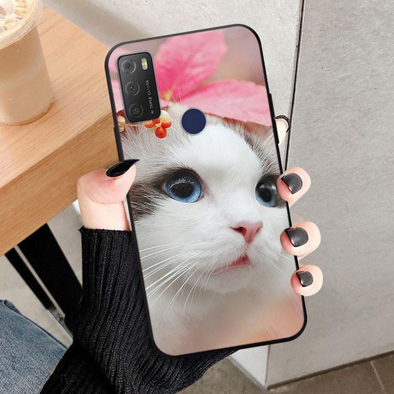 For Alcatel 1S 2021 Cases 6025H 6025D Wolf Lion Soft TPU Silicone Phone Cases For Alcatel 1 S 2021 Back Cover Bumper Funda Coque