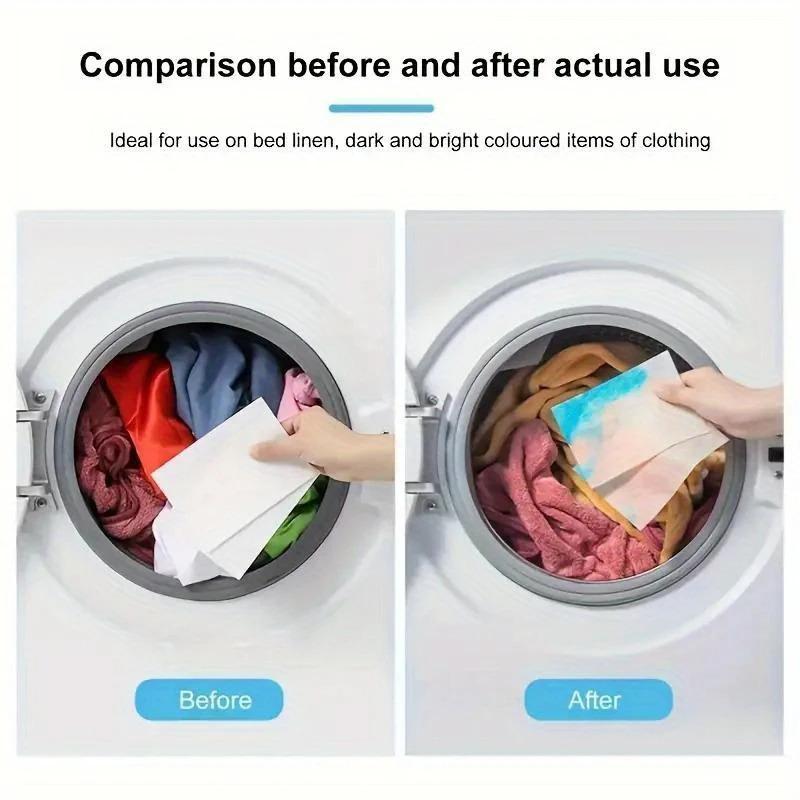 Dyeing Cloth for Washing Machine Mixed Dyeing Anti-color Absorption Board Personal Care Laundry Accessories Cleaning