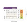 Quick Reference EKG Rhythm Interpretation Card DIY Dual-Sided Interpretations Pocket Card Portable ECG Badge Card