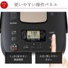 IRIS OHYAMA Rice Cooker 10 Cups 1 Sho IH Type 40 Different Types of Cooking Function Extra Thick Pot Brown Rice Black RC-IK10-B