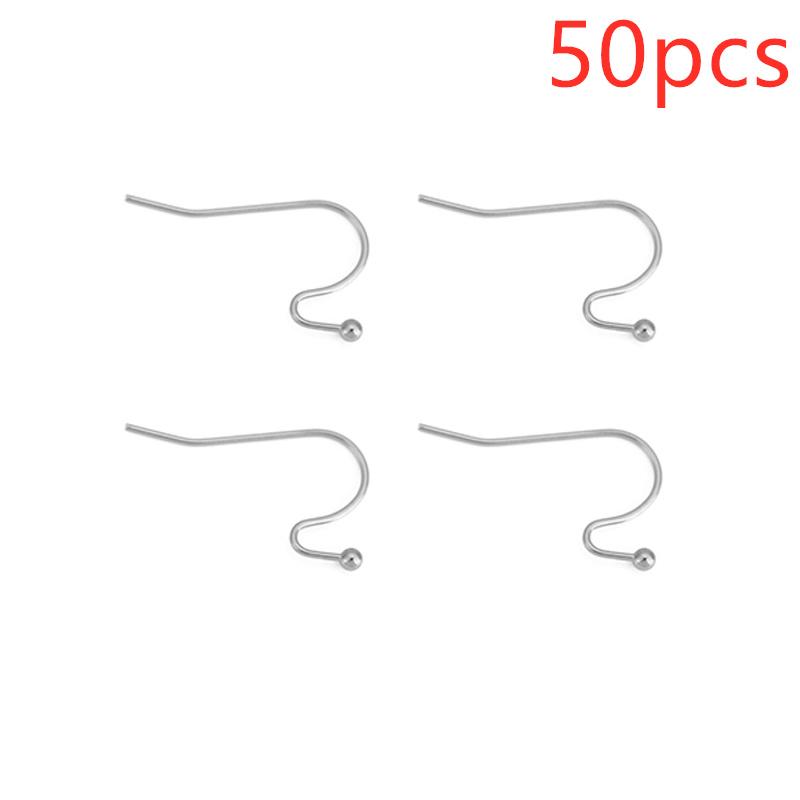 20pcs Never Fade Stainless Steel Earrings Hooks Clasps Bulk PVD Anti Allergy Earring Making Supplies For Diy Jewelry Findings