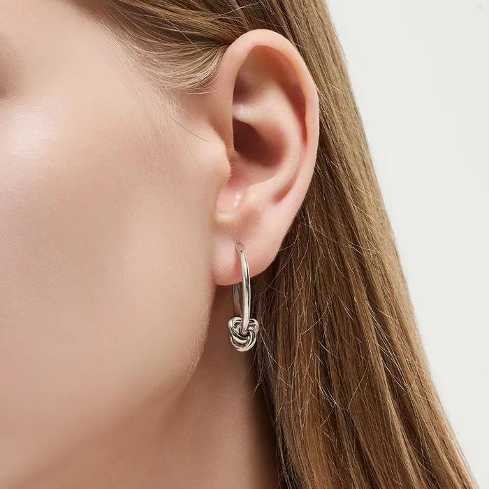 Sensual Silver Earrings JDSED4F05XX