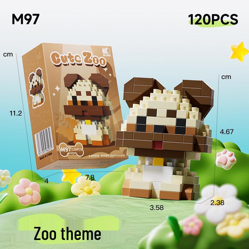 Pirate Anime Character Building Blocks for Kids - Educational Assembly Desktop Ornaments