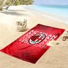 Asciugamano da Spiaggia Stampa AC Milan, Asciugamano Grande Morbido Asciugatura Rapida per Spiaggia Campeggio Nuoto