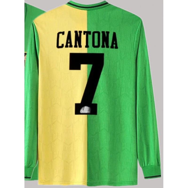 Retro Long Sleeve Soccer Jersey Football Shirt Men Women Vintage Legends Print Sports Training Top