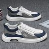 Summer Men's Shoes New Breathable Mesh Shoes Hollow Canvas Shoes Men's Trend Versatile Sports and Leisure Board Shoes White Shoes Men