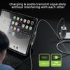 UC-075-PD Type-C to 3.5mm Audio DAC AUX Music + 100W PD Power CS201 Chip Adapter for Laptop Tablet Phone