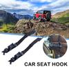 2pcs Back Seat Hook Car Trunk Storage Hook For Bag Umbrella Fishing Rod Holder Universal Seat Back Organizer Bracket
