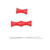 3Pcs/Set Archery Bow String Silencer Stabilizer Silicone Finger Protector For Compound Bow/Recurve Longbow Hunting Shooting