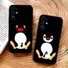 Süße Kawaii P-Pinguin Handyhülle Für Samsung S25,S24,S21,S22,S23,S30,Ultra,S20,Plus,Weiche Silikon Schwarze Abdeckung