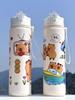 800ml Capybara Sports Water Bottle with Straw & Handle Portable Drinking Bottle Travel Water Cup for Boys Girls Daily Use