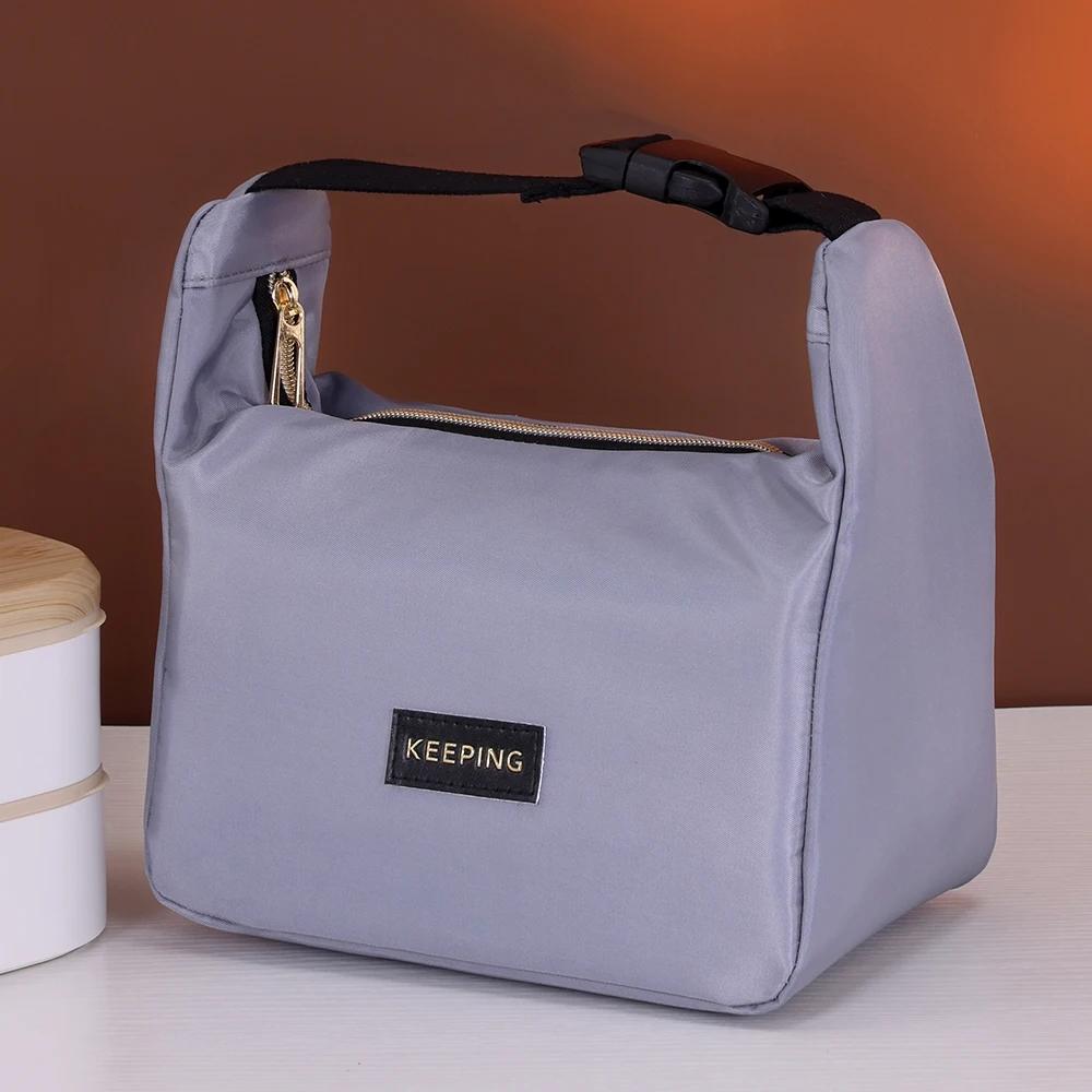 Waterproof Lunch Bags Thermal Cooler Office Meal Outdoor Camping Picnic Insulated Durable Handbag Oil-proof Carry Storage Box