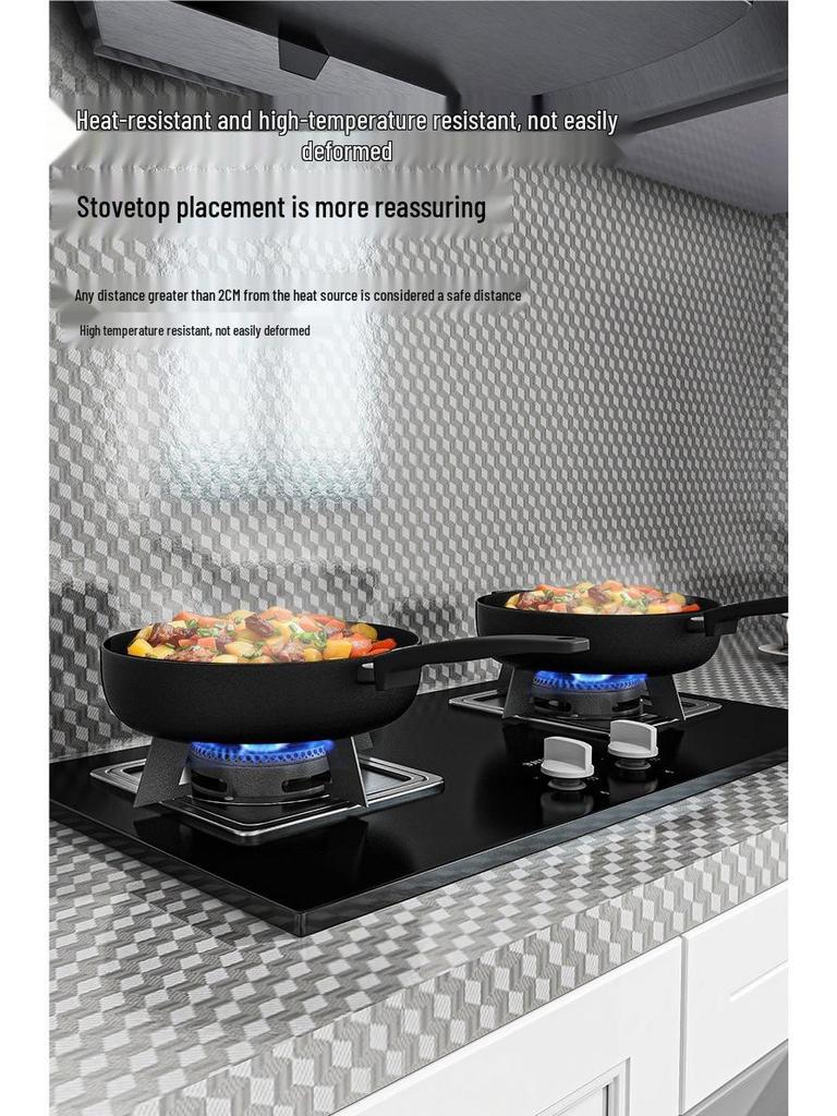 Kitchen & Wardrobe Waterproof Self-Adhesive Liner - Anti-Oil, Moisture-Proof, Aluminum Foil for Cabinets & Drawers