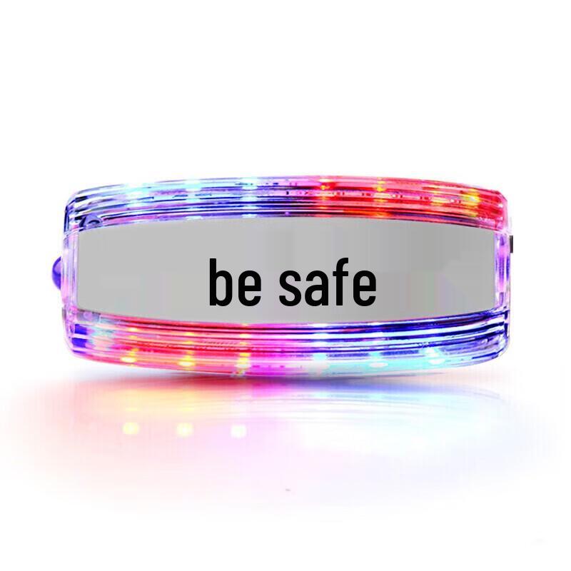 Yuanbo Rechargeable LED Red-Blue Flashing Shoulder Signal Light